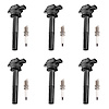 OE Replacement Ignition Coil and Spark Plug Kit, 2004-2008 Mitsubishi Endeavor 3.8L