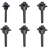 OE Replacement Ignition Coils for Honda Passport, Isuzu Amigo, Axiom Rodeo 3.2L/3.5L [Black]