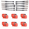 High-Performance Ignition Coil and Spark Plug Wire Kit for Mercedes-Benz C55 S55 AMG