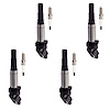 OE Replacement Ignition Coil and Spark Plug Kit, 2007-2010 Mini Cooper Pepper 1.6L