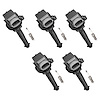 OE Replacement Ignition Coil and Spark Plug Kit, 2007-2013 Volvo C30, 2006-2013 C70 l5