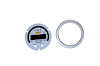 X-Series Wideband UEGO AFR Sensor Controller Gauge Accessory Kit Includes Silver Bezel And White AFR/Lambda Faceplate - image 1