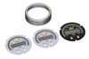 X-Series Oil/Fuel Pressure Gauge Accessory Kit Includes Silver Bezel And Black Fuel Faceplate, White Oil And Fuel Faceplates. - image 3