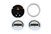X-Series Oil/Fuel Pressure Gauge Accessory Kit Includes Silver Bezel And Black Fuel Faceplate, White Oil And Fuel Faceplates. - image 4