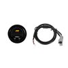 X-Series AEMnet Can Bus Gauge Black Bezel With Black Faceplate - image 2