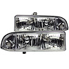 111014 Chrome Housing Headlights 1998-2004 Chevy S10