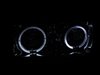 111092 Chrome Housing Headlights 1991-1994 Toyota Land Cruiser - image 3