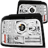 111183 Chrome Housing Headlights 1992-1996 Ford Bronco