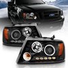 111204 Black Housing Headlights 2004-2008 Ford F-150 - image 2