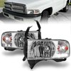 111206 Chrome Housing Headlights 1994-2001 Dodge Ram - image 2