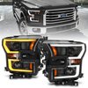 111639X Switchback Projector Headlights Black for 2015-2017 Ford F-150 Halogen Models - image 3
