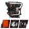 111639X Switchback Projector Headlights Black for 2015-2017 Ford F-150 Halogen Models - image 4