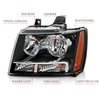 111392 Crystal Headlight Set 2014-2014 Chevy Suburban, 2007-2013 Chevy Avalanche, 2007-2014 Chevy Tahoe - image 4