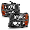 111393 Crystal Headlight Set Fits Select GM Truck/SUV