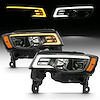 111418 Projector Headlight Set 2022-2022 Jeep Grand Cherokee WK, 2017-2021 Jeep Grand Cherokee