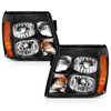 111423 Crystal Headlight Set 2003-2006 Cadillac Escalade - image 2