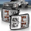 111481 Projector Headlight Set Fits Select Chevy Silverado 1500/2500/3500 HD - image 2