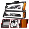 111501 Crystal Headlight Set Fits Select GM Truck/SUV - image 3