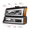 111501 Crystal Headlight Set Fits Select GM Truck/SUV - image 4