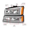 111502 Crystal Headlight Set Fits Select GM Truck/SUV - image 4