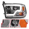 111516 Crystal Headlight Set Fits Select Ram 1500/2500/3500, Dodge Ram 1500/2500/3500 - image 3