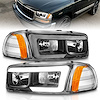 111522 Crystal Headlight Set Fits Select GM Truck/SUV