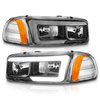111522 Crystal Headlight Set Fits Select GM Truck/SUV - image 2