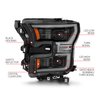 LED Projector Black Housing Headlights 2015-2017 Ford F-150 Pickup Truck, with Switchback Light Bar - image 4