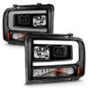 111551 Projector Headlight Set Fits Select Ford Excursion, F-Series - image 2