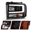 111551 Projector Headlight Set Fits Select Ford Excursion, F-Series - image 3
