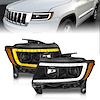 111568 Projector Headlight Set 2011-2013 Jeep Grand Cherokee