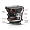 111630A Full LED Projector Plank-Style Black Headlights w/Initiation & Sequential 2015-2017 Ford F-150 (Halogen Models Only) - image 3