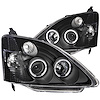 121057 Black Housing Headlights 2002-2004 Honda Civic