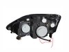 121057 Black Housing Headlights 2002-2004 Honda Civic - image 2