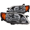 Black Housing Headlights 2001-2003 Mazda Protege