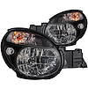 121121 Black Housing Headlights 2002-2003 Subaru Impreza