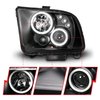 121166 Black Housing Headlights 2005-2009 Ford Mustang - image 4