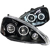 121197 Black Housing Headlights 2005-2006 Acura RSX