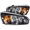 121221 Black Housing Headlights 2004-2007 Chevy Malibu/Malibu Maxx