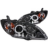 121228 Black Housing Headlights 2004-2008 Mazda 3