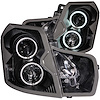 121417 Black Housing Headlights for 2003-2007 Cadillac CTS