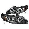 Black Housing Headlights 2006-2011 Honda Civic