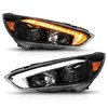 121564 Projector Headlight Set 2015-2018 Ford Focus - image 2