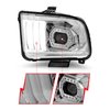 121567 Projector Headlight Set 2005-2009 Ford Mustang - image 3