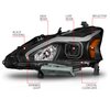 121569 Projector Headlight Set 2013-2015 Nissan Altima - image 4