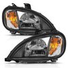 131028 LED Crystal Headlight Set 2000-2013 Freightliner Columbia - image 2