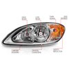 131033 Crystal Headlight Set 2008-2016 International ProStar - image 4