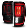 311447 Black LED Tail Lights w/Sequential Signals Fits Select Ford Ranger [Smoke Lens] - image 2