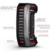 311454X Full LED Black Tail Lights w/Clear Lens, Initiation & Sequential Signal Fits Select Toyota Tundra - image 3
