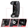 311454X Full LED Black Tail Lights w/Clear Lens, Initiation & Sequential Signal Fits Select Toyota Tundra - image 4